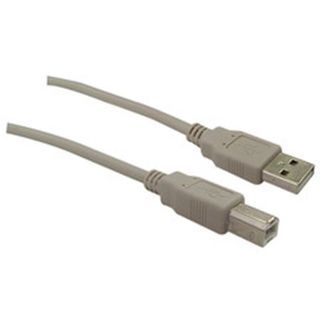 CABLE WHOLESALE CableWholesale 10U2-02206 USB 2.0 Printer-Device Cable; Type A Male to Type B Male; 6 foot 10U2-02206